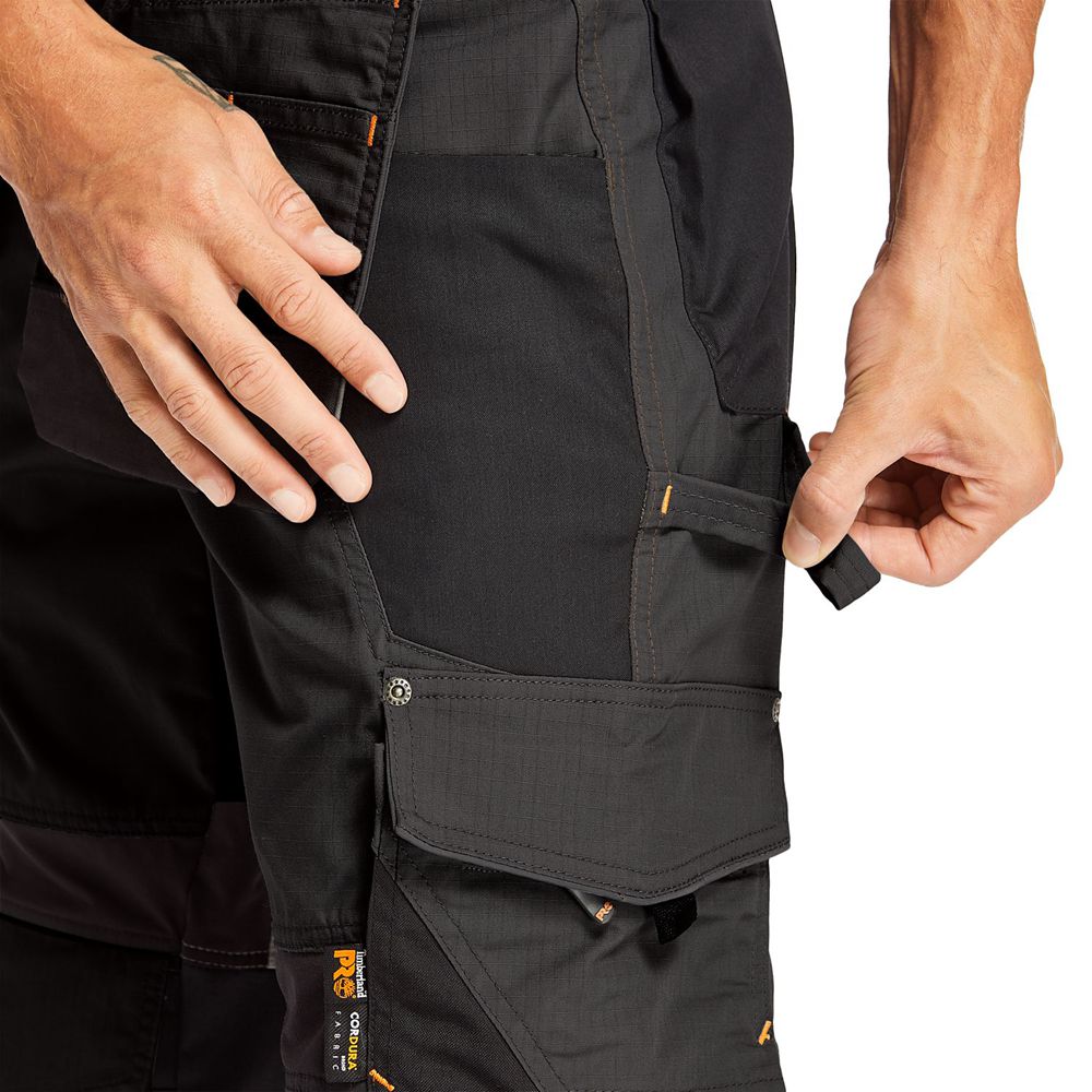 Pantaloni Timberland Barbati Negrii - Pro® Interax Holster Work - Romania - NDBSYM097